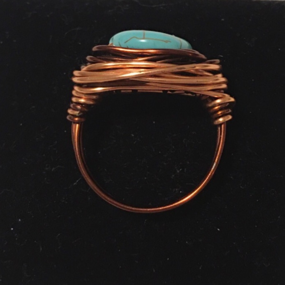 Wire wrapped ring. - Picture 4 of 5